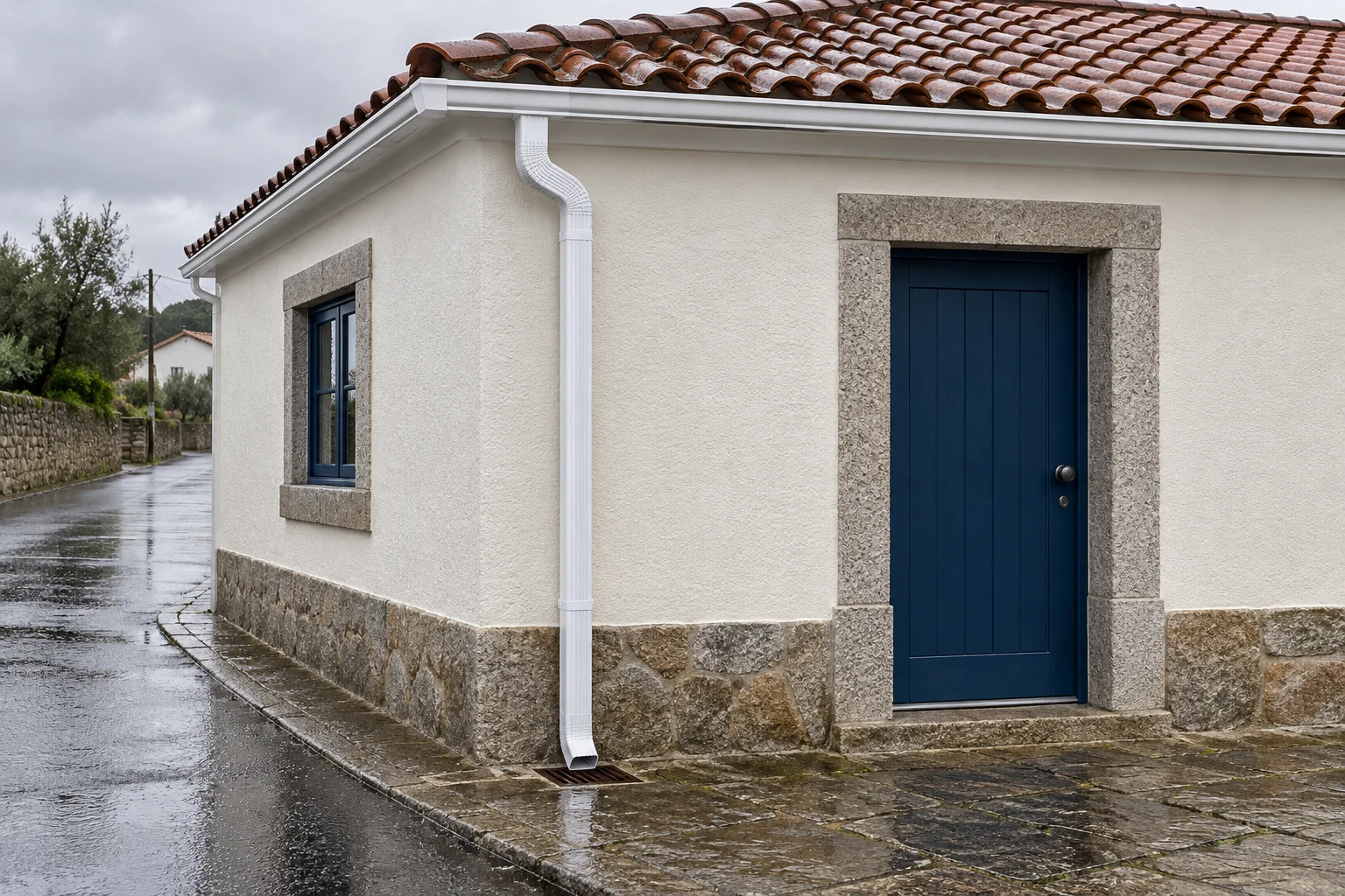 Bajantes pluviales en Ávila