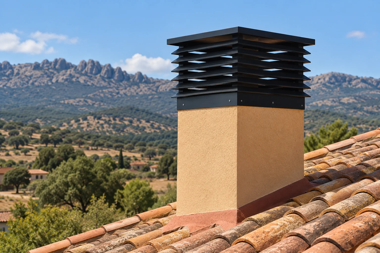 Remates de chimenea en Ávila